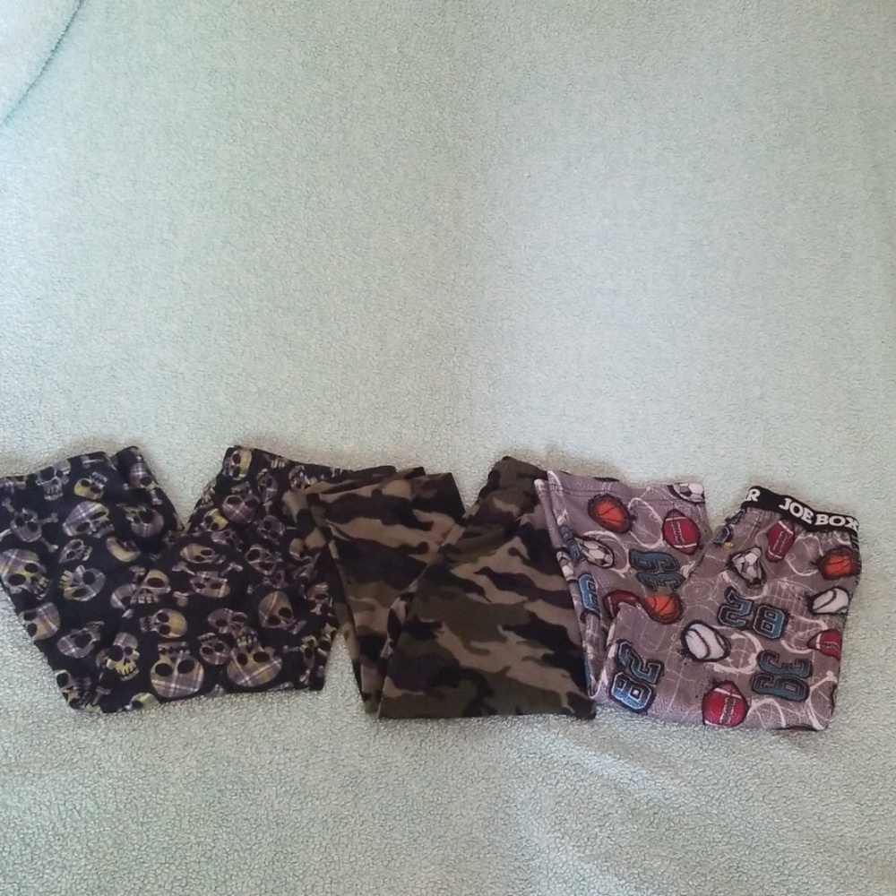 3 Boys size 8 pajama pants